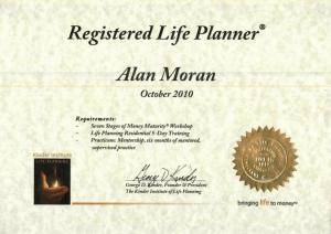 Registered Life Planner credential