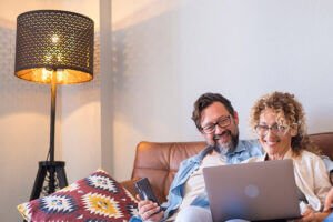 Couple discussing finances (1)