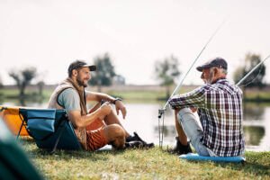 A father and son discussing inheritance